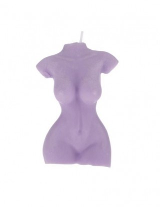 Kobiece ciało świeca...