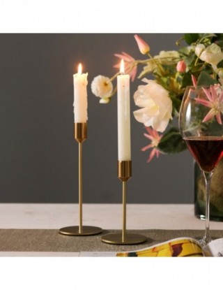 Walentynki świeczniki złoty...