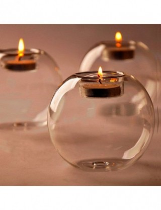 Kryształowa szklana świeca...