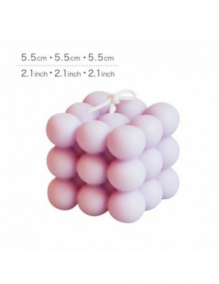 Mała bańka Cube świeca wosk...