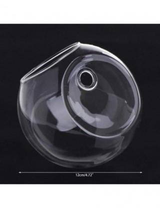 Przezroczysty szklany wazon...