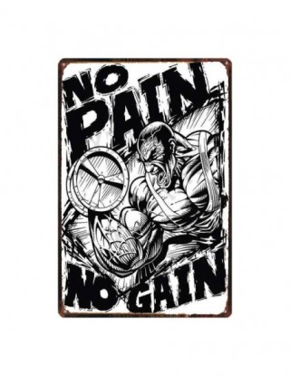 Metalowy znak blaszany...