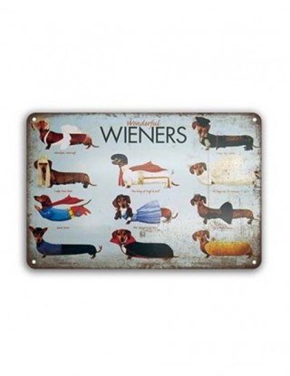 Dom wiejski metalowy plakat...