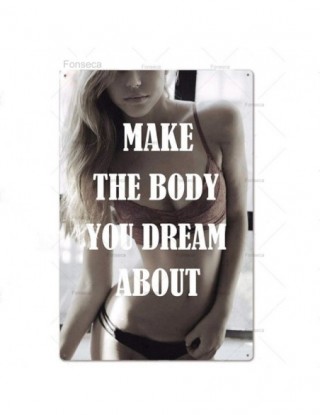 Siłownia znak metalowy...