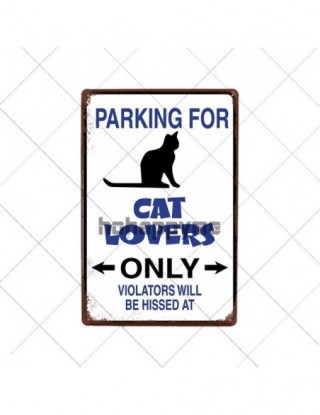 Retro koty plakat zwierząt...