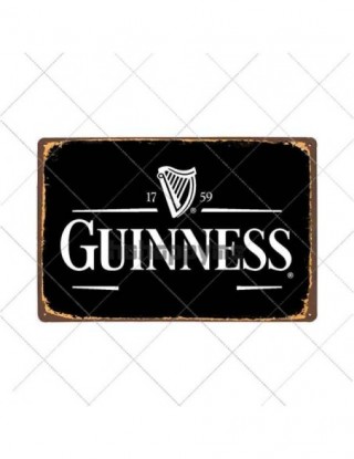 Vintage piwo metalowy znak...