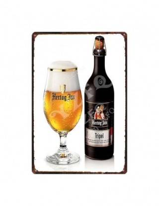 Piwa metalowy znak...