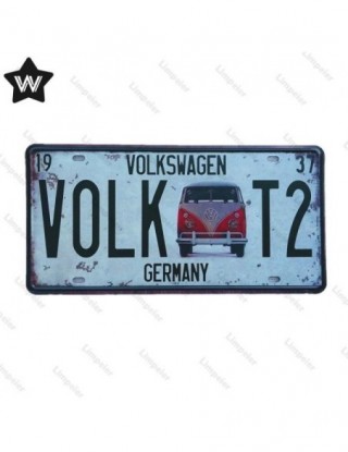 Numer licencji metalowa...