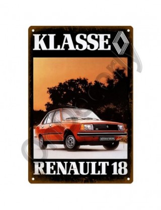 Renault 12 tablica Metal...