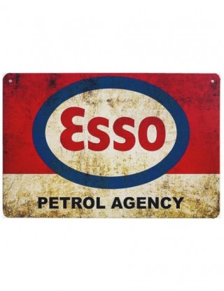 Znaki na metalowej blaszce...