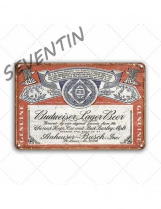 Piwo metalowa tablica znaki...