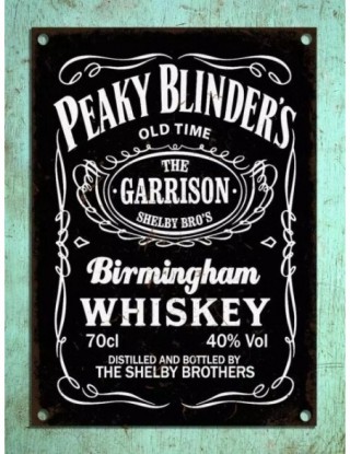 Vintage znak puszka Peaky...