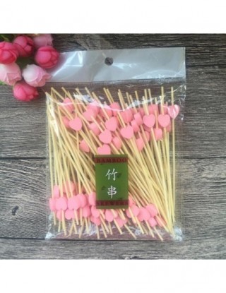 100pc12cm serce z kwiatkiem...