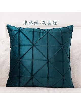 Miękka Velet krata poduszka...