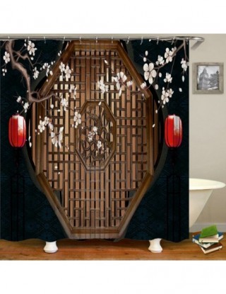 Chiński styl kwiat i ptaki...