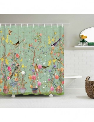 Chiński styl kwiat ptak...