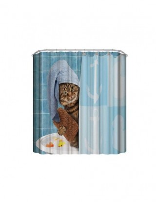 Piękny nadruk z kotem...