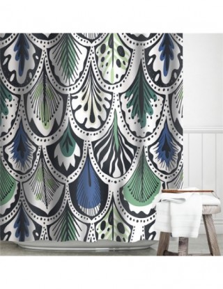 Las spowity mgłą styl...