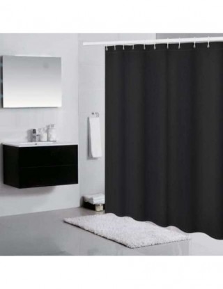 Białe zasłony prysznicowe...