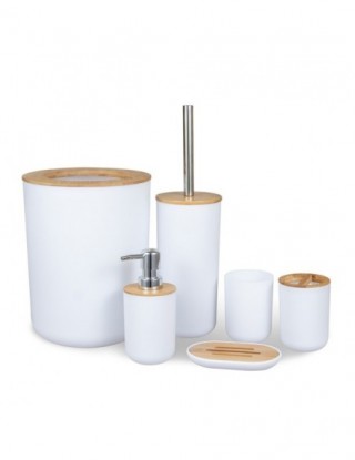 6 sztuk Bamboo Wood...