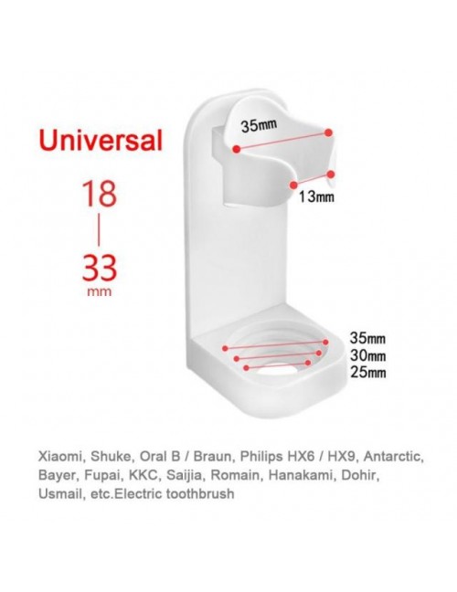 Szt Uchwyt Cienny Bez Ladowy Elektryczny Uchwyt Na Szczoteczki Do Z B W Wieszak Stoj Cy