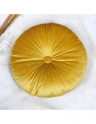 Aksamitne okrągłe krzesło z...