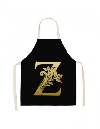 Złota litera ze wzorem...