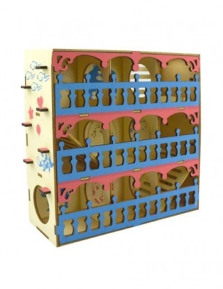 Chomik labirynt drewniana...