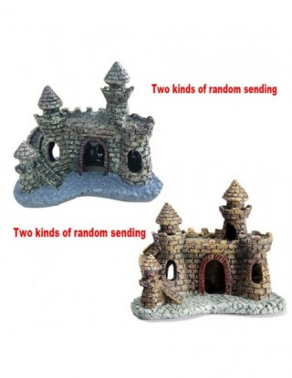 Akwarium żywica zamek...