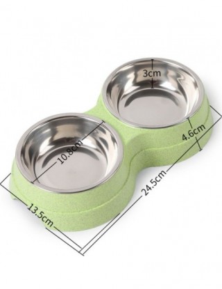 Pet Dog Duble Bowl Kitten...