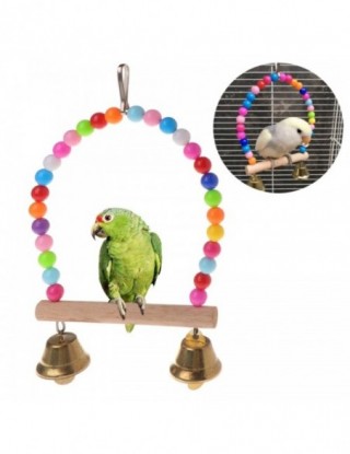 Naturalnie drewniane papugi...